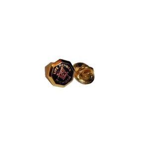Mason Lifetime Member Michigan Freemason 24K Gold Plated Pin
